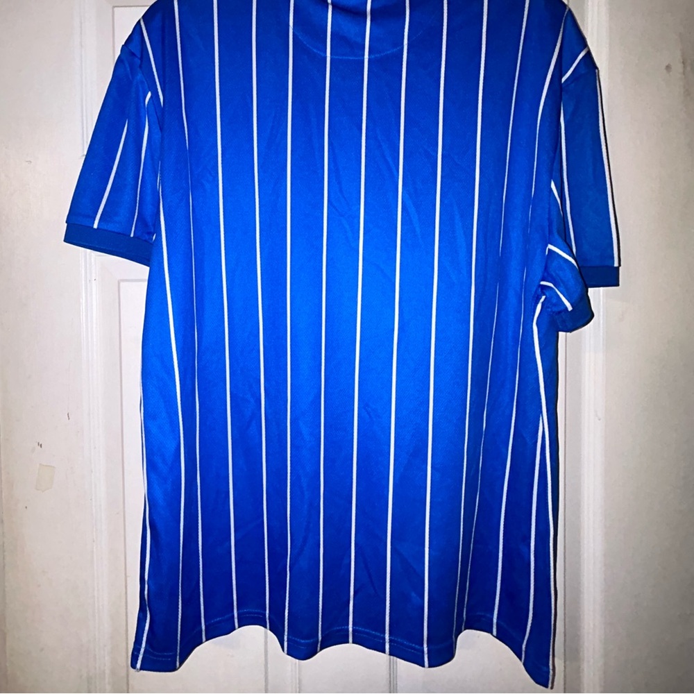๐ฝ๐ New York Knicks NBA Basketball Pinstripes Polyester Shirt ๐๏ธ๐ - Picture 4 of 16